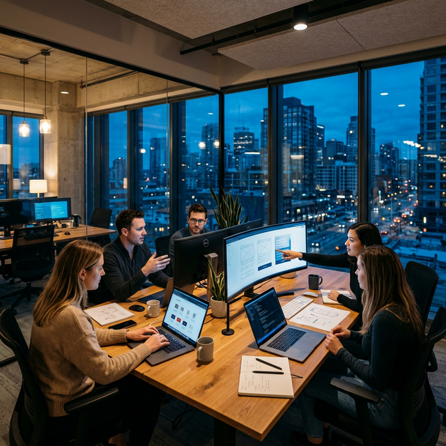 kurumsal kimlik çalışması ve profesyonel web arayüzü