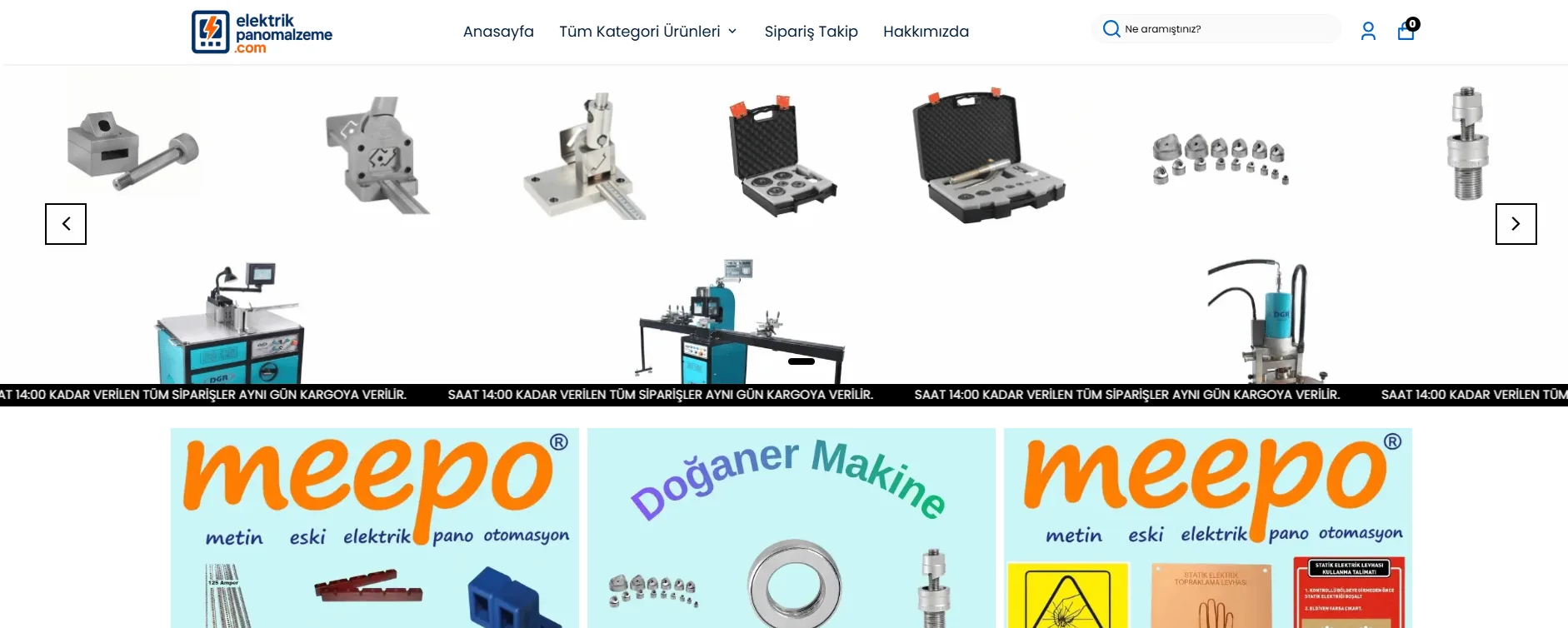 Elektrik Pano Malzeme E-Ticaret Sitesi